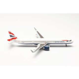 Herpa 572422 - 1:200 British Airways Airbus A321neo – G-NEOY