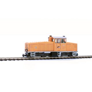 Halling 204-413-GLOCK - Spur H0e StLB VL13, Murtalbahn, Ep 4, orange ausgeblichen, mit Logo Glockenankerantrieb