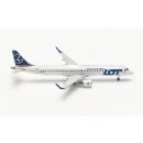 Herpa 536325-001 - 1:500 LOT Polish Airlines Embraer E195...