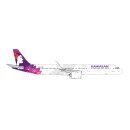 Herpa 537049 - 1:500 Hawaiian Airlines Airbus A321neo &ndash; N215HA &quot;Uhiuhi&quot;
