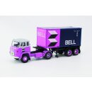 Herpa 87MBS026123 - 1:87 Scania LB 76 Container-Sattelzug...