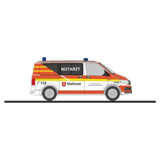 Rietze 53845 - 1:87 Volkswagen T6 Malteser Rettungsdienst Filderstadt