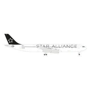 Herpa 536851 - 1:500 Lufthansa Airbus A340-300 "Star Alliance" – D-AIGW "Gladbeck"