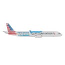Herpa 537162 - 1:500 American Airlines Airbus A321 &ndash; Medal of Honor &ndash; N167AN &quot;Flagship Valor&quot;