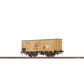 Brawa 49753 - Spur H0 Gedeckter Güterwagen G10 DB, III, Rei in der Tube