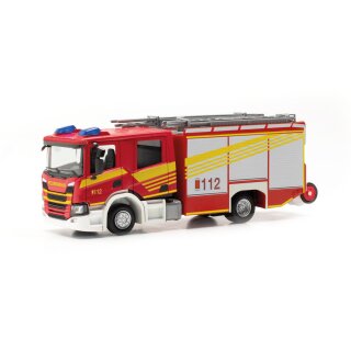 Herpa 097505 - 1:87 Scania CP Crewcab Löschfahrzeug "Feuerwehr"