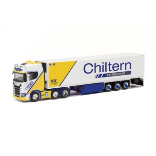 Herpa 316712 - 1:87 Scania CS 20 HD 6x2 Kühlkoffer-Sattelzug "Chiltern" (England/Peterborough)