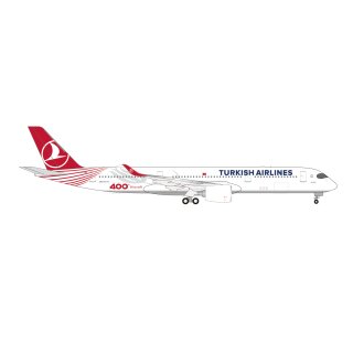 Herpa 537230 - 1:500 Turkish Airlines Airbus A350-900 "400th Aircraft" - TC-LGH "Tek Yürek"