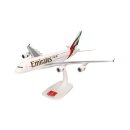 Herpa 614054 - 1:250 Emirates Airbus A380 - new 2023 Colors - A6-EOE