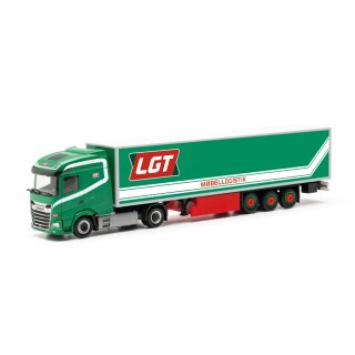 Herpa 317245 - 1:87 DAF XG Koffer-Sattelzug "LGT Logistics AS" (Dänemark/Horsens)