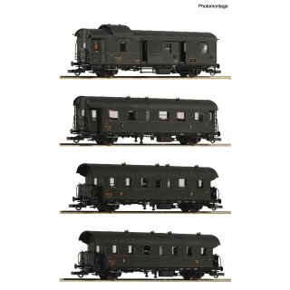 ROCO 6200055 - Spur H0 SNCF 4er Set Pers.Wag. SNCF Ep.III   *FNH24*