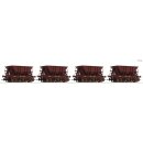 ROCO 6600069 - Spur H0 SJ 4er Set Erzwagen Mas SJ #2...