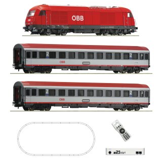 ROCO 5110005 - Spur H0 ÖBB z21 Set Rh 2016 + EC Wagen 1:100 Ep.VI  Zweileiter digital   *F24*VKL2*