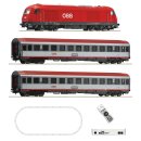 ROCO 5110005 - Spur H0 &Ouml;BB z21 Set Rh 2016 + EC Wagen 1:100 Ep.VI  Zweileiter digital   *F24*VKL2*