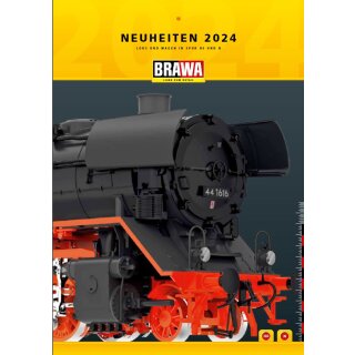 Brawa 0124 - Spur BRAWA Neuheitenprospekt 2024, deutsch
