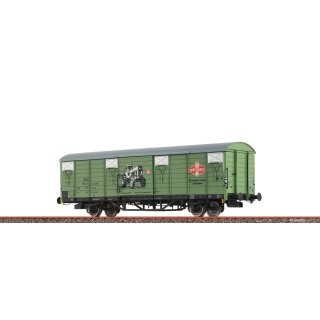 Brawa 49930 - Spur H0 DR H0 Gedeckter Güterwagen Gbs "Fortschritt" DR Ep.IV  01 50 150 5146-7