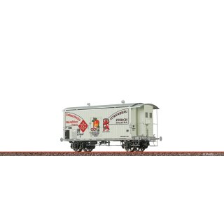 Brawa 50972 - Spur H0 SBB H0 Gedeckter Güterwagen K2 „Salmenbräu/Löwenbräu” SBB Ep.III  517004 [P]