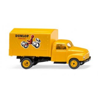 Wiking 35203 - 1:87 Pritschen-Lkw (Opel Blitz) "Dunlop"