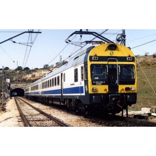 Electrotren HE2022 - Spur H0 RENFE, elektrischer Triebzug der Reihe 444, Triebzug 444-011 in blau-weißer Farbgebung, Epoche V