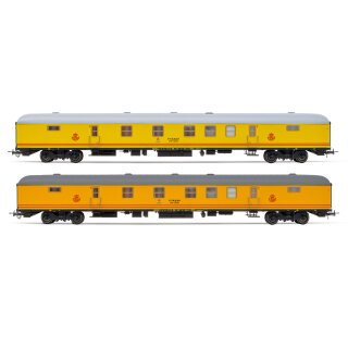 Electrotren HE4021 - Spur H0 RENFE, 2-tlg. Set Postwagen P3-3100 mit 160-km/h-Drehgestellen in gelber Farbgebung, Ep. IV-V