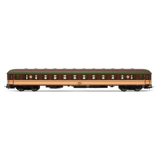 Electrotren HE4033 - Spur H0 RENFE, 4-achs. Schnellzugwagen 2. Klasse, BB-8937 mit 1,20-m-Fenstern in „Estrella“-Farbgebung, Ep. IV