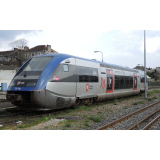 Jouef HJ2438S - Spur H0 SNCF, Dieseltriebwagen der Reihe X 73500 „Nouvelle Aquitaine“ (Bordeaux), Ep. VI, mit DCC-Sounddecoder