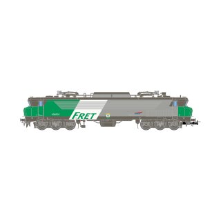Jouef HJ2453 - Spur H0 SNCF, Elektrolokomotive CC 6504 „Vitry-sur-Seine“ in grüner „FRET“-Farbgebung, Ep. V