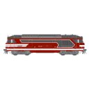 Jouef HJ2464 - Spur H0 SNCF, vierachsige dieselelektrische Mehrzwecklokomotive BB 67613 in roter &bdquo;Capitole&ldquo;-Farbgebung, Ep. VI