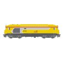 Jouef HJ2465 - Spur H0 SNCF Infra, Diesellokomotive BB 667548, gelbe Farbgebung, Ep. VI