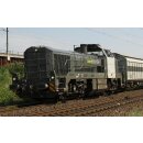 Rivarossi HR2921S - Spur H0 RailAdventure, Diesellokomotive Vossloh DE 18, in grauer Farbgebung, Ep. VI, mit DCC-Sounddecoder