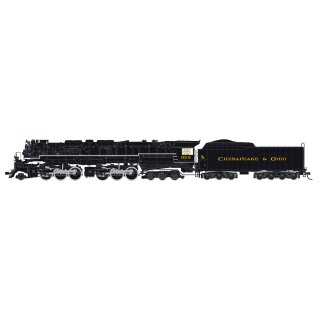 Rivarossi HR2950S - Spur H0 Cheseapeake & Ohio, schwere Güterzugdampflokomotive der Bauart 2-6-6-6 „Allegheny“, Betriebsnummer 1601, mit DCC-Sounddecoder