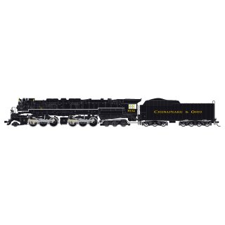 Rivarossi HR2951S - Spur H0 Cheseapeake & Ohio, schwere Güterzugdampflokomotive der Bauart 2-6-6-6 „Allegheny“, Betriebsnummer 1632, mit DCC-Sounddecoder