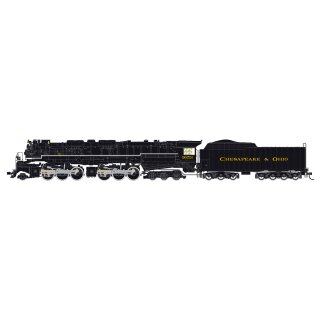 Rivarossi HR2952S - Spur H0 Cheseapeake & Ohio, schwere Güterzugdampflokomotive der Bauart 2-6-6-6 „Allegheny“, Betriebsnummer 1653, mit DCC-Sounddecoder