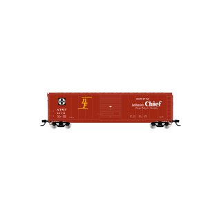 Rivarossi HR6661A - Spur H0 ATSF, gedeckter Güterwagen mit Schiebetüren „San Francisco Chief“ ohne Dachsteg, Betriebsnr. 12711