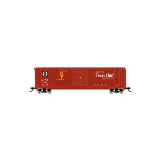 Rivarossi HR6662A - Spur H0 ATSF, gedeckter Güterwagen mit Schiebetüren „Texas Chief“ ohne Dachsteg, Betriebsnr. 12801