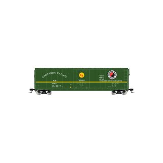 Rivarossi HR6665A - Spur H0 Northern Pacific, gedeckter Güterwagen mit Schwenkschiebetüren, grüne Farbgebung ohne Dachsteg, Betriebsnr. 98111
