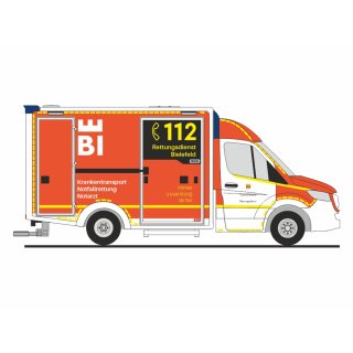 Rietze 76166 - 1:87 WAS Design-RTW ´18 Rettungsdienst Bielefeld