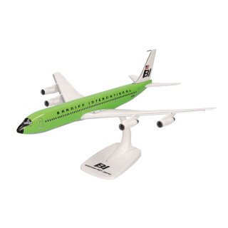 Herpa 614009 - 1:144 Braniff International Boeing 707-320 - Solid lime green