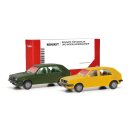Herpa 012195-010 - 1:87 MiniKit VW Golf II 4-t&uuml;rig, olivgr&uuml;n/ginstergelb