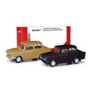 Herpa 013901-002 - 1:87 MiniKit Trabant 601 Limousine, samtocker/rallyeschwarz
