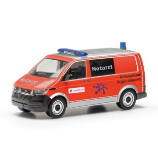 Herpa 097864 - 1:87 VW T6.1 Bus NEF "Rettungsdienst Region Hannover/Johanniter"