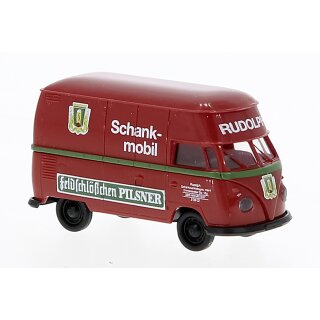 Brekina 32625 - 1:87 VW T1b Großraum-Kasten 1960, Feldschlößchen Schankmobil,