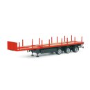 Herpa 076050-002 - 1:87 Nooteboom Teletrailer 3achs, rot