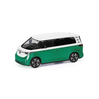 Herpa 431132 - 1:87 VW ID. Buzz zweifarbig, Candy Weiß Bay Leaf Green Metallic