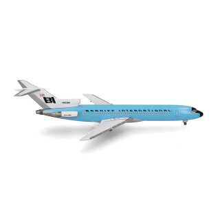 Herpa 537544 - 1:500 Braniff International Boeing 727-200 - N403BN - Solid New Dark Blue