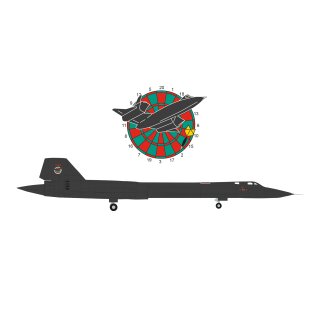 Herpa 573283 - 1:200 U.S. Air Force Lockheed SR-71A Blackbird - 9th SRW Detachment 4, RAF Mildenhall “Farewell-Dartboard” – 61-7980