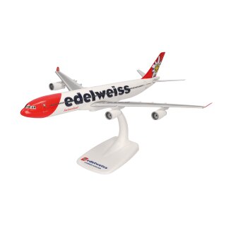 Herpa 611336-001 - 1:200 Edelweiss Air Airbus A340-300 – HB-JMC “Flumserberg”