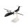Herpa 614252 - 1:100 Air New Zealand DHC-8-300 - All black livery – ZK-NEM