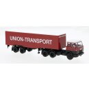 Brekina 82251 - 1:87 Henschel F221S Koffer-Sattelzug der...