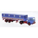 Brekina 78158 - 1:87 MAN F7 Pritsche/Plane--Sattelzug aus...